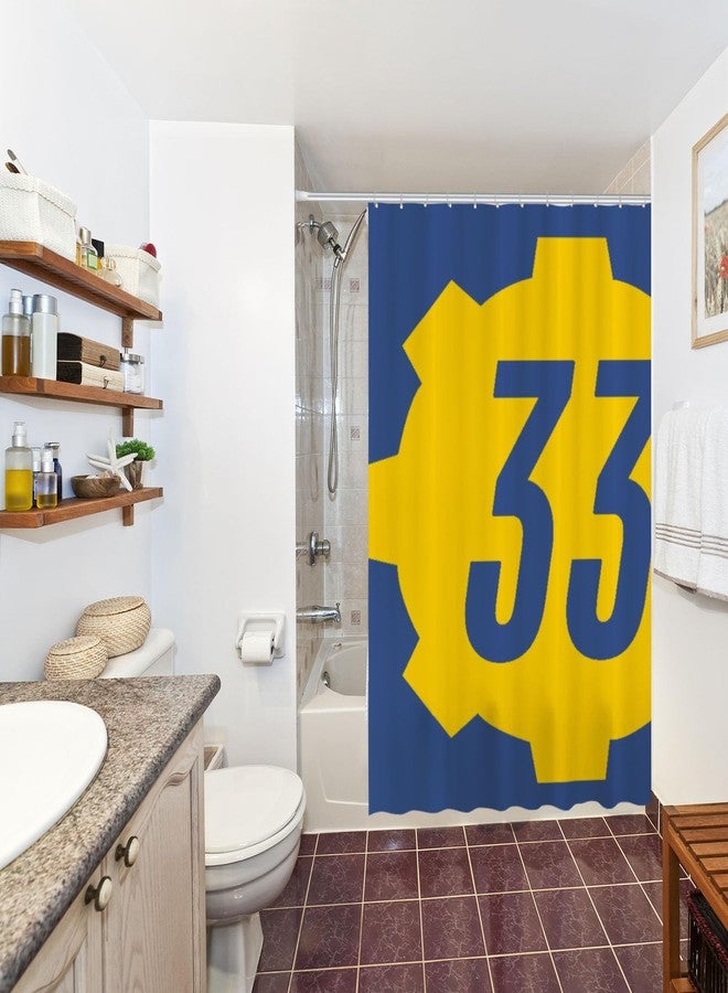 Funnytree Post-Apocalyptic Adventure Shower Curtain, Wasteland Wanderer Bathroom Decor, Waterproof Fabric Durable Easy Care Washable, 72"X72"(Hooks Not Included) SC00283-002 - Image 5