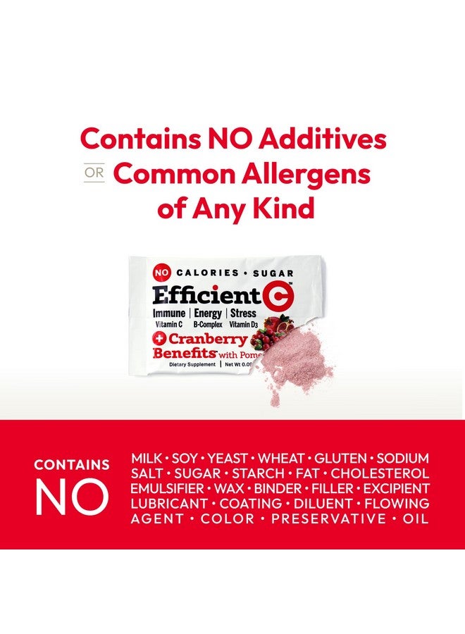 ANDREW LESSMAN Efficient C + Cranberry Benefits 30 Packets - Immune, Energy, Stress and Urinary Tract Support. Reinvention of The Vitamin C Drink. No Calories. No Sugar. No Carbs. Easy to Mix. - Image 5