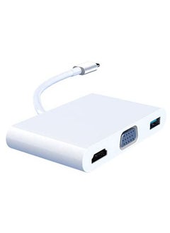 TYCOM Tycom USB C Hub, 7-in-1 USB Type C Hub Adapter with 4K HDMI/VGA Port,1 USB 3.0 Ports, SD&Micro SD Card, 3.5mm Audio Port, PD port for Macbook/Pro and Other Type C Laptops  - Image 4