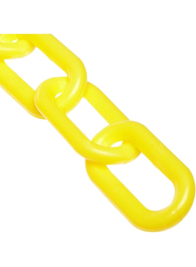 Generic Mr. Chain  Heavy Duty Plastic Barrier Chain, Yellow, 2-Inch Link Diameter, 51-Foot Length  - Image 2
