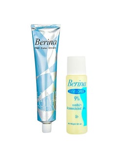Berina Hair Colour Permanent Hair Cream Dye Light Grey by Berina  - Image 3