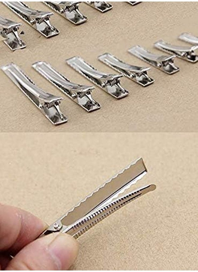 DIY Crafts DIY Crafts Pack Of 50 Pcs, Size No # 2, Hair Clips Single Prong Metal Alligator Clips Hairbow Acce (Pack Of 50 Pcs, Size No # 2)  - Image 2