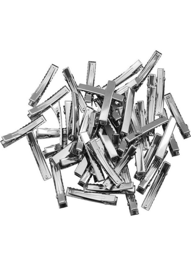 DIY Crafts DIY Crafts Pack Of 50 Pcs, Size No # 2, Hair Clips Single Prong Metal Alligator Clips Hairbow Acce (Pack Of 50 Pcs, Size No # 2)  - Image 1