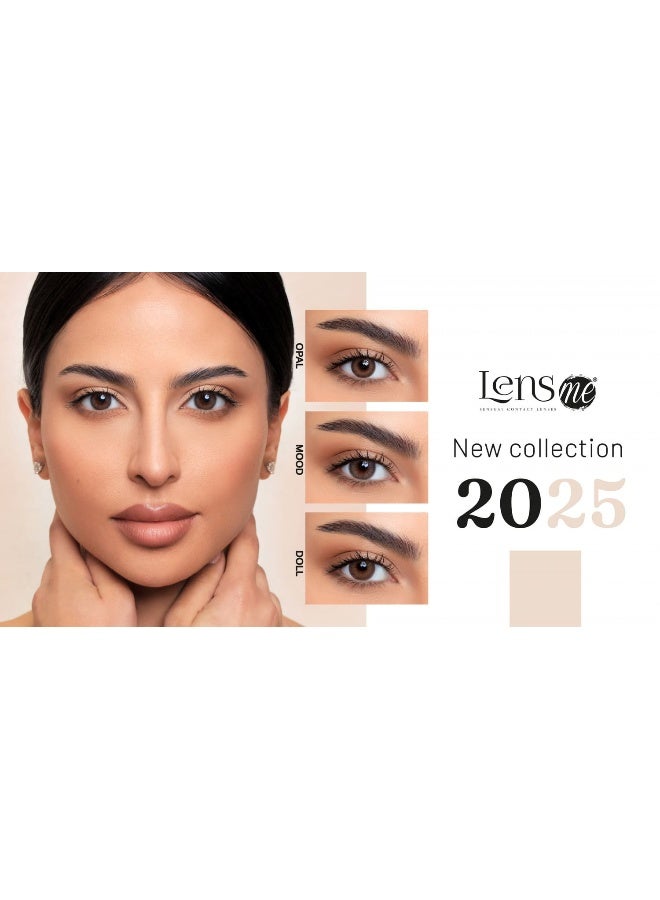 LensMe Brown 6 Months Disposable Contact Lenses - Opal - Image 4