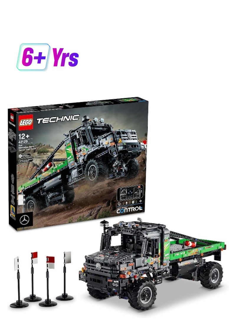 LEGO Technic 4x4 Mercedes-Benz Zetros Trial Truck 42129 Building Kit (2,110 Pieces) - Image 1