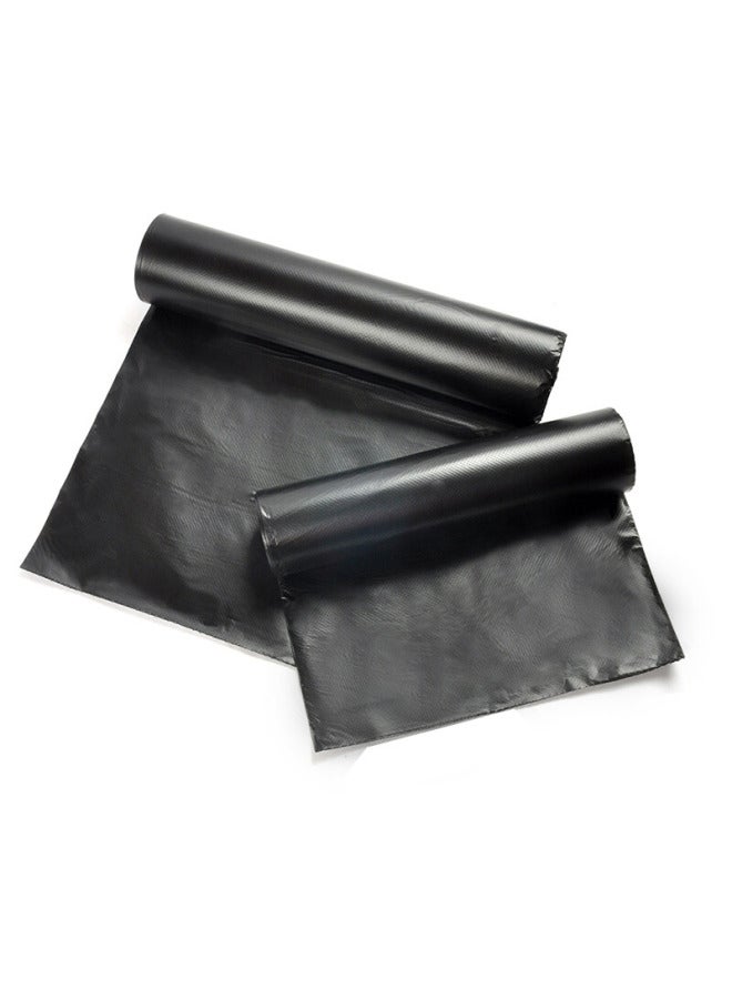 Yekee Flat-top Garbage Bags, Black, 45cm*50cm, 200 Count, Single-sided 1 Micron Thick, Household Perforated Garbage Bags, Y-9711 - Image 3