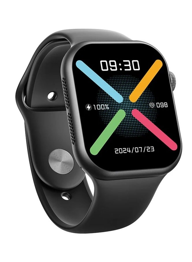 ويكومي ساعة WEKOME WH-08 الذكية – شاشة HD مقاس 2.01 بوصة، بلوتوث 5.4، دعم NFC، مراقبة صحية، دعم متعدد اللغات - Image 1