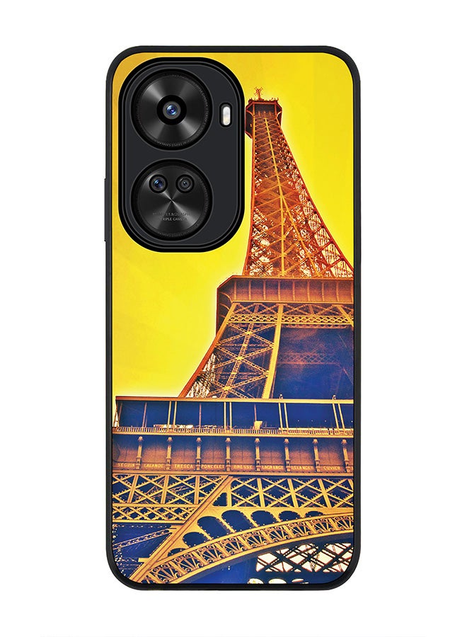 Stylizedd Rugged Black edge case for Huawei nova 12 SE / Huawei nova 11 SE 4G, Slim fit Case Flexible Rubber Edges Anti Drop TPU Gel Thin Cover - Paris Heights - Image 1