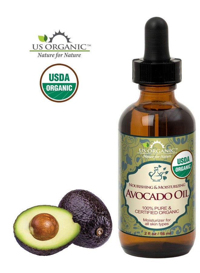 US Organic S Organic Avocado Oil Unrefined Virgin Usda Certified Organic 100% Pure & Natural Cold Pressed In Amber Glass Bottle W/Glass Eye Dropper For Easy Application (2 Oz (Small)) - Image 4