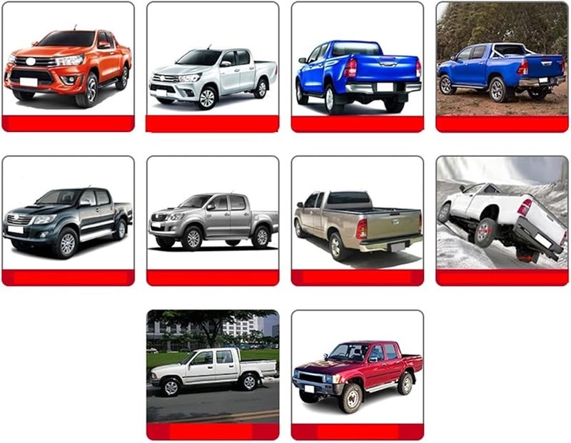 تويوتا هيلوكس 1988-2023 سدادات الطين ثقيلة الواجب تركيب سريع 05-13 هيلوكس أطول - Image 4