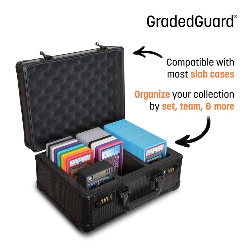 GradedGuard Graded Card Case for Standard CGC Slab Case | Multiple Colors | Soft Touch Matte Finish | Stackable | Made to Fit CGC | Solid TPU and PC Design. (Black) - Image 4