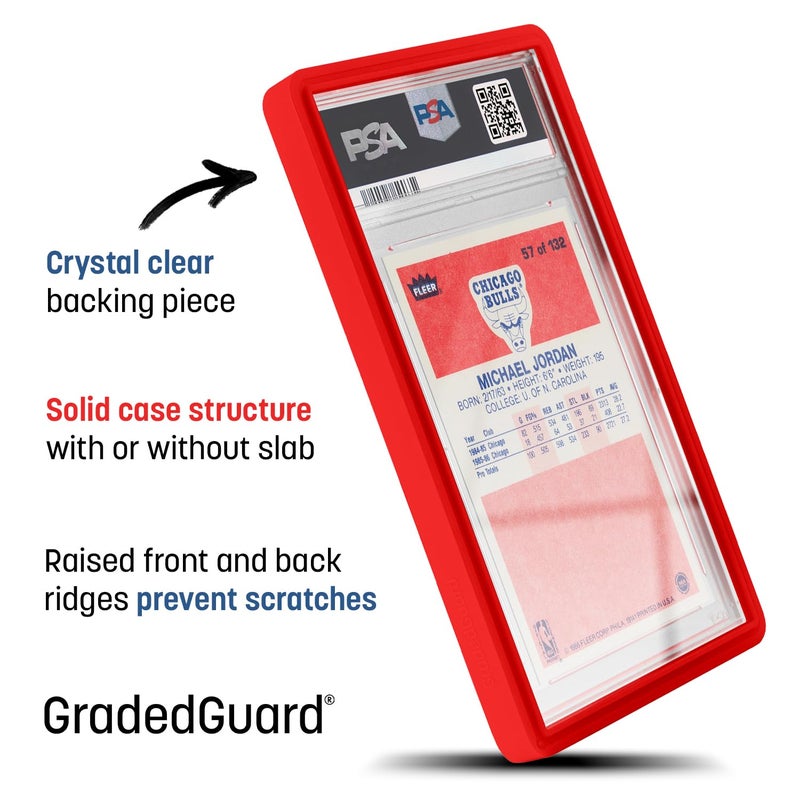 GradedGuard Graded Card Case for Standard CGC Slab Case | Multiple Colors | Soft Touch Matte Finish | Stackable | Made to Fit CGC | Solid TPU and PC Design. (Black) - Image 5