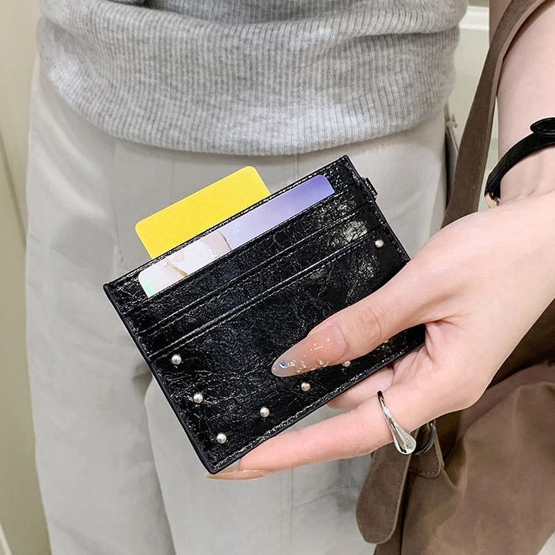 Small, exquisite, high-end, ultra-thin multi-card holder for women, simple coin purse, mini coin purse card holder. - Image 4