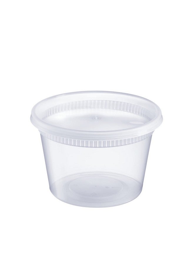 GUSTO [48 Sets 16 oz. Plastic Deli Disposable Food Storage Containers With Airtight Lids (Formerly Comfy Package) - Image 2