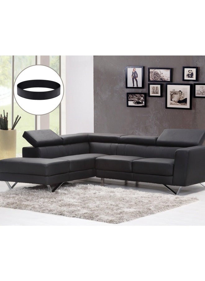 Outus Sectional Couch Connectors Small Couch Sofa Couch Straps Sofa Rubber Band For Sliding Sofa  Black  - Image 4