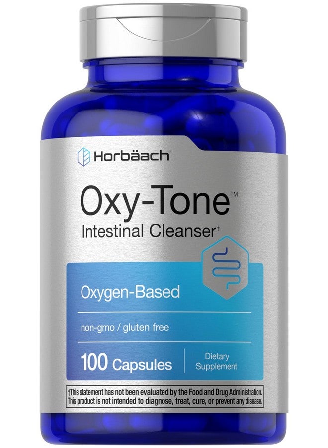 Horbäach Colon Cleanse | 100 Capsules | Non-GMO & Gluten Free Colon Cleanser Pills for Adults | with Ozonated Magnesium - Image 1