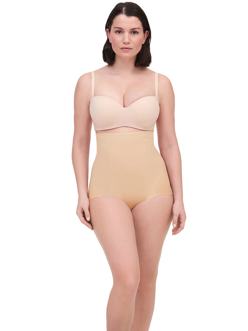 Chantelle Women's Basic Shaping High Waist Brief Shaper, Ultra Nude, Medium - Image 1