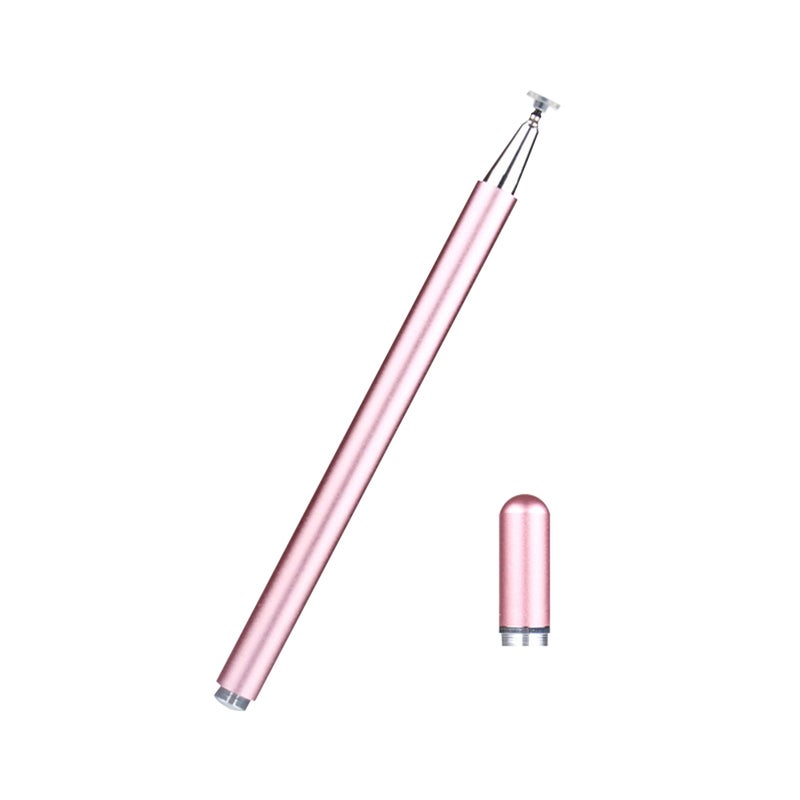 Universal Stylus Pen Capacitive Pen with Magnetic Absorption Silicone Head Sensitive Touch Control for Phone Tablet Rose Gold - Image 1