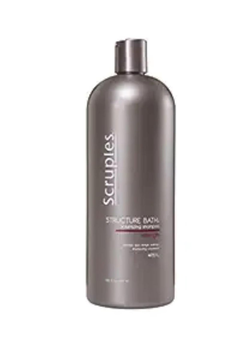 Scruples Structure Bath Volumizing Shampoo  Professional Grade Hair Care  Sulfate Free Keratin Infused Moisturizing and Volume Boosting for Fine and Damaged Hair 338 oz