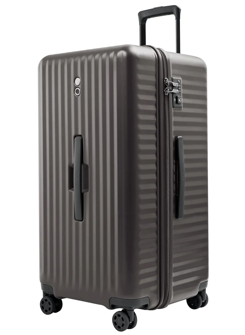 Echolac Celestra 75cm Hardcase Non-Expandable 4 Double Wheel Check-In Luggage Trolley Grey