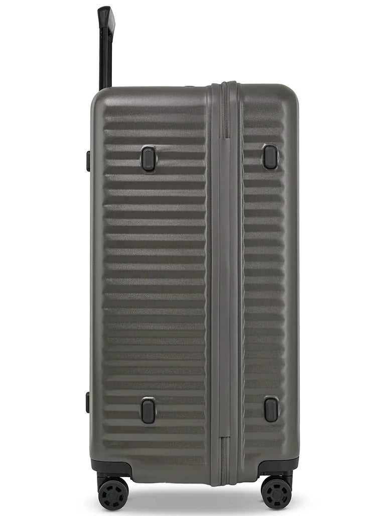 Echolac Celestra 75 Cm Hardcase 4-Double Wheeled Non-Expandable Check-In Luggage Trolley - Grey - Image 5