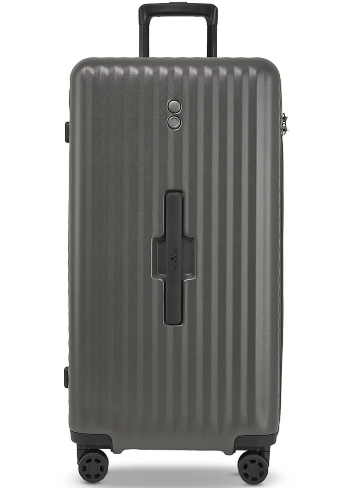 Echolac Celestra 75 Cm Hardcase 4-Double Wheeled Non-Expandable Check-In Luggage Trolley - Grey - Image 1