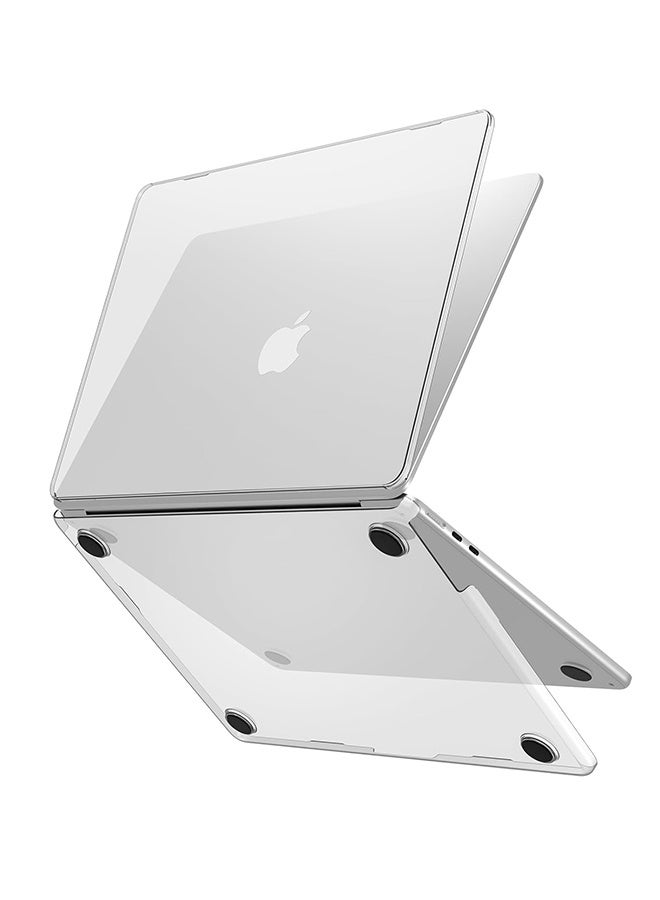 MacBook Pro 14.2 Inch Case Compatible with Laptop 2025 2024 2023 2022 2021 M4 M3 M2 M1, Transparent Matte Hard Cover Fit Model A2918/A2992/A2779/A2442/A3112/A3185/A3401