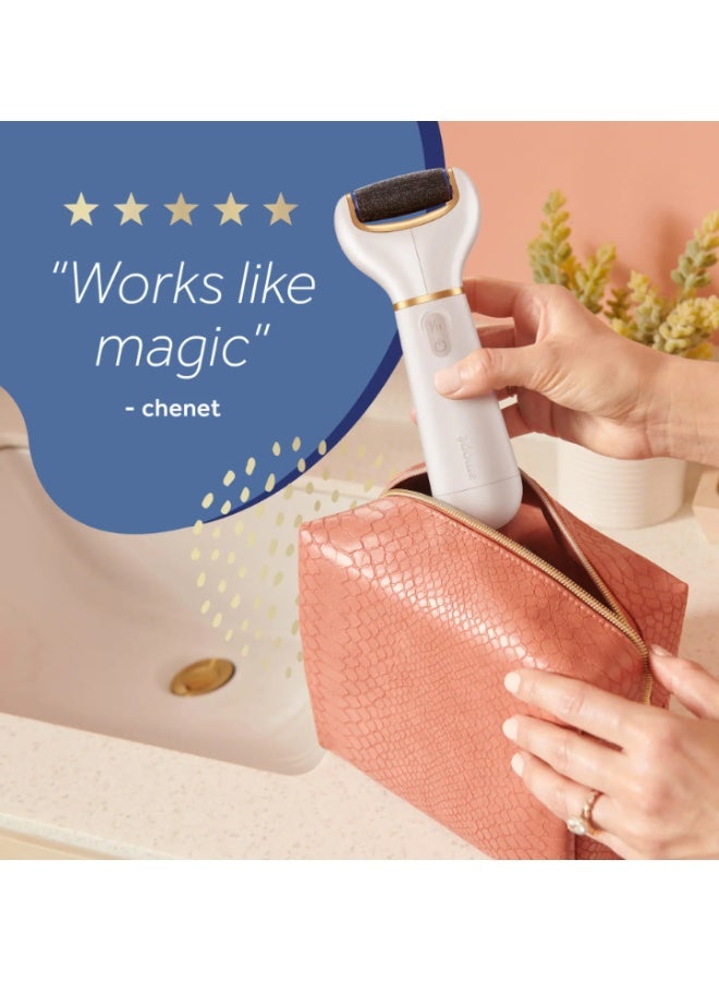Dr. Scholl's Amope Pedi Perfect Electric Foot File, Electronic Foot Exfoliator Pedicure Tool - Image 3