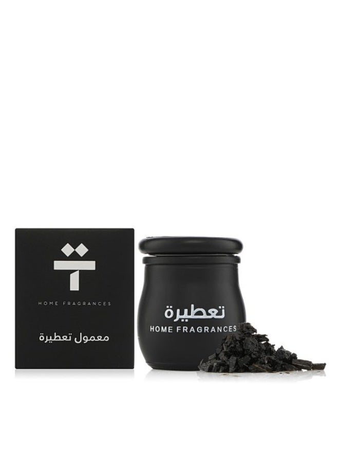 TATERA Mamoul Tatera - Is a glass jar contains 3 tolas of Mamoul balls filled with oud and French perfume with Bukhur. - Image 1