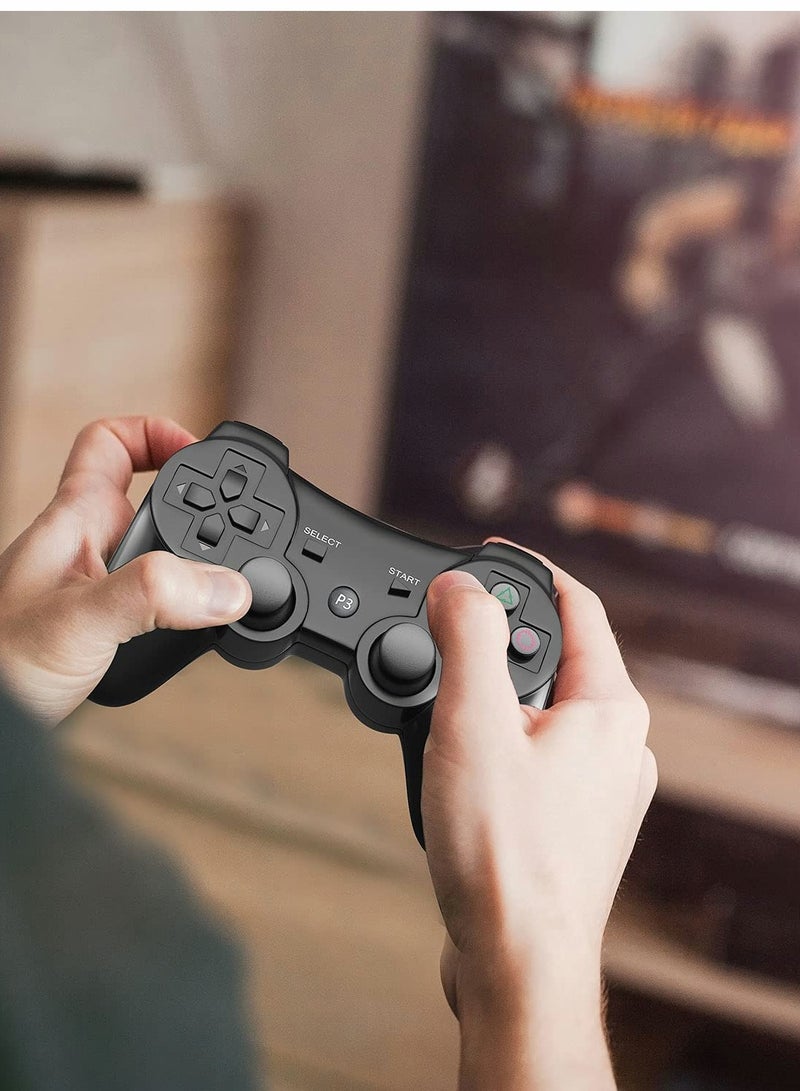 Rechargeable Wireless PS3 Controller with Bluetooth 4.0, Dual Shock Vibration Gamepad for Ultimate Gaming Experience - Image 5
