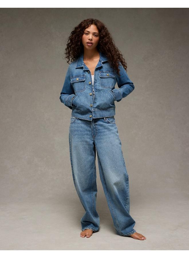 American Eagle AE Preppy Denim Jacket - Image 1