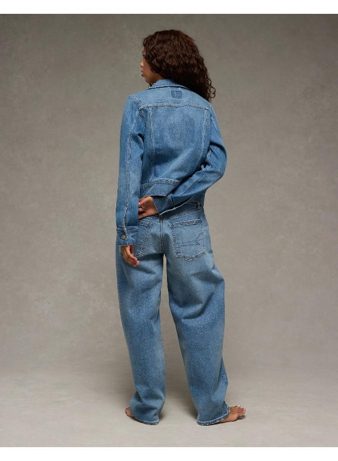 American Eagle AE Preppy Denim Jacket - Image 4