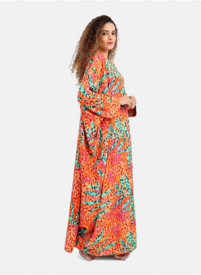 Printed Maxi Abaya