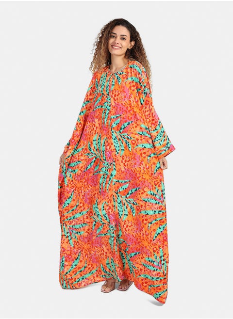 Printed Maxi Abaya