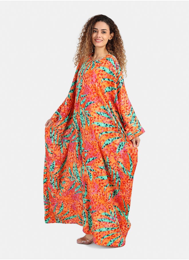 Printed Maxi Abaya