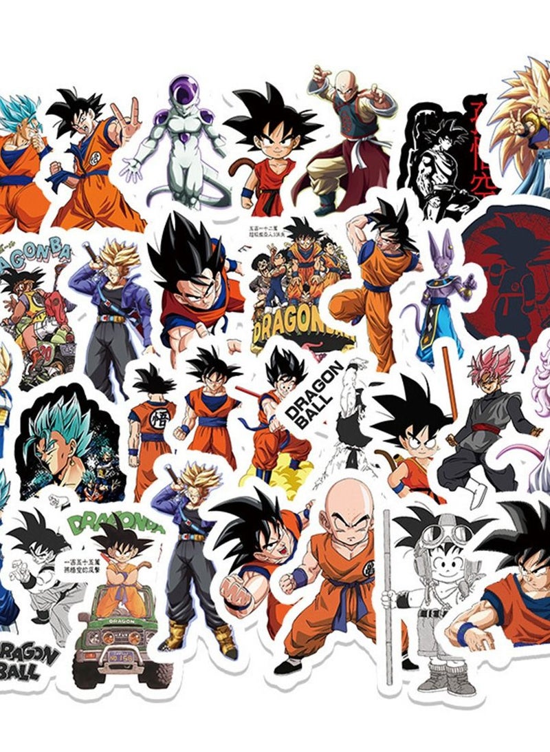 general 50-Piece Dragon Ball Cute Vinyl Waterproof Sticker - Image 1