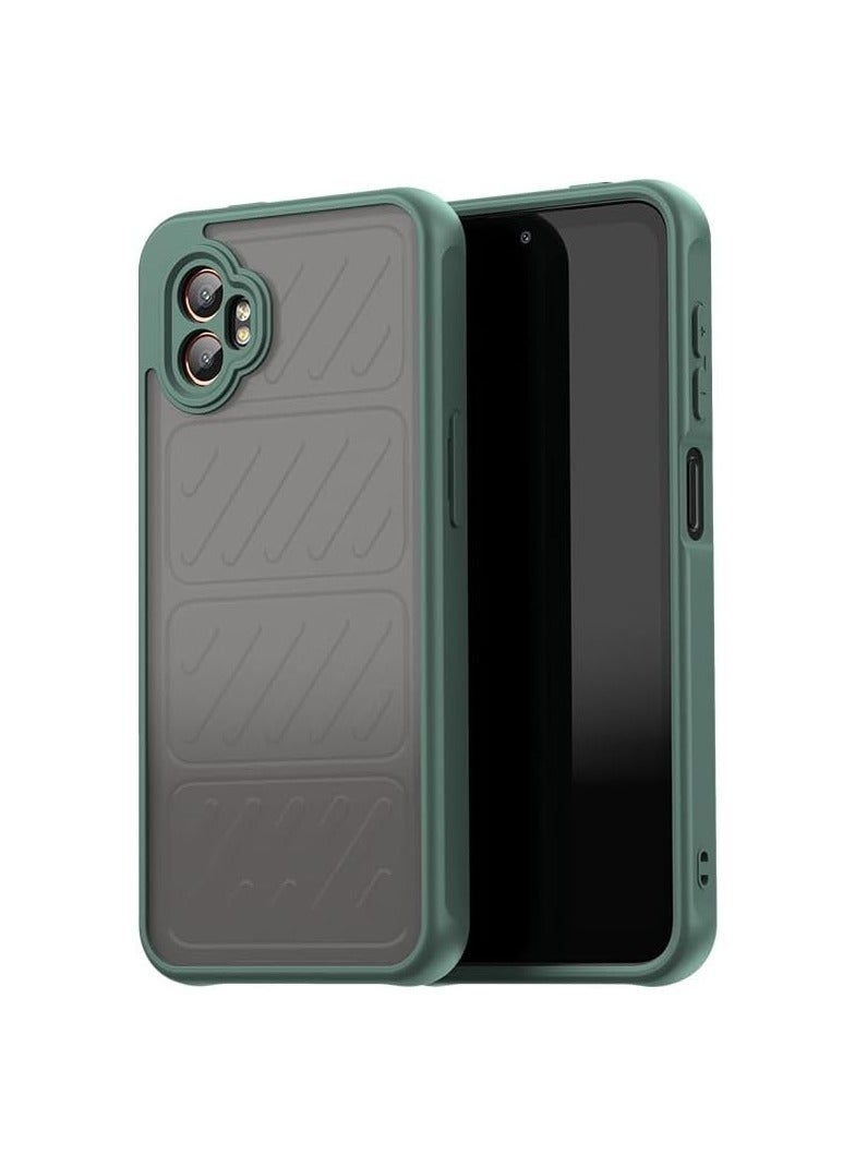 عام غطاء غير لامع متوافق مع Samsung Galaxy XCover7 Pro - 【تصميم وسائد هوائية في الزوايا الأربع】 من مزيج TPU الناعم وPC الصلب، غطاء مقاوم للسقوط والانزلاق