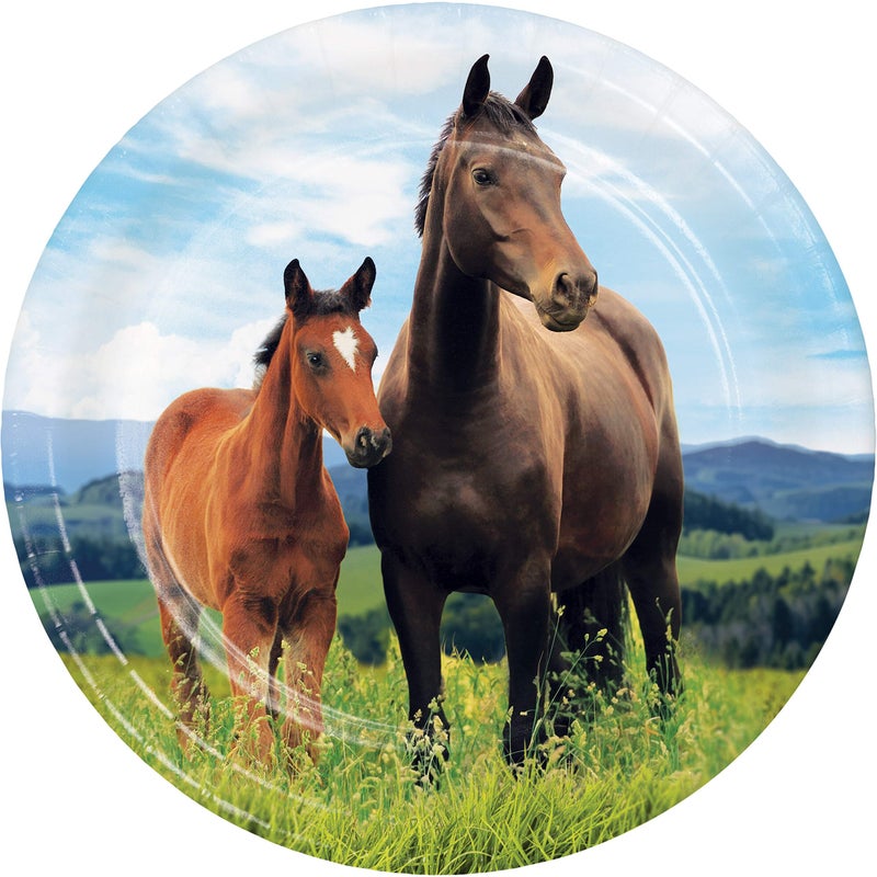 Creative Converting Wild Horse Dessert Plates 24 ct