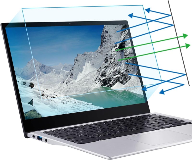 Saco 16 inch Laptop Blue Light Blocking Glossy Screen Protector Compatible for Acer Predator Helios Neo 16 inch Gaming Laptop PHN16-71 Screen Guard - Image 1