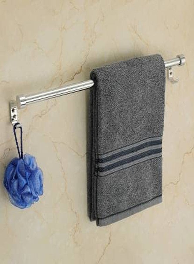 Filox 24 Inch Towel Rod | Stainless Steel Bathroom Towel Rod | Single Rod Wall Mounted Towel Holder | Towel Rack for Bathroom & Kitchen | Heavy Duty Steel Rod - Image 1