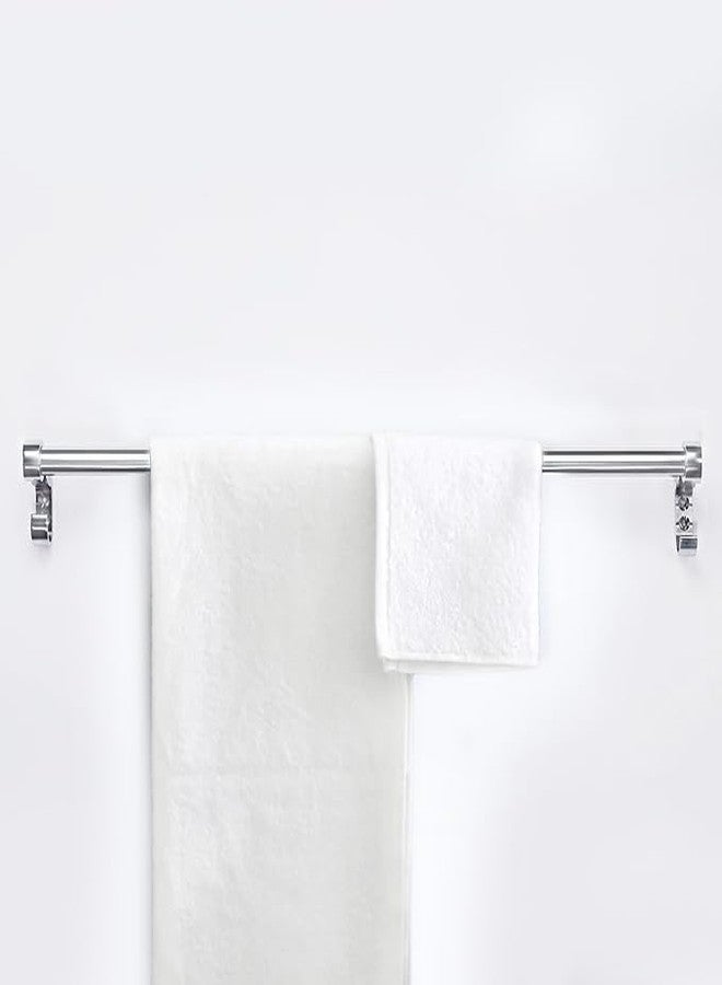 Filox 24 Inch Towel Rod | Stainless Steel Bathroom Towel Rod | Single Rod Wall Mounted Towel Holder | Towel Rack for Bathroom & Kitchen | Heavy Duty Steel Rod - Image 3