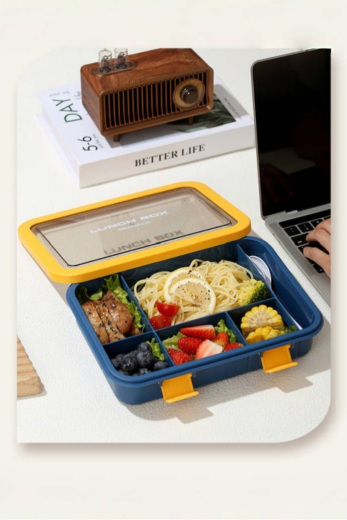 KELIO 1500ML Lunch Box,Leak-proof Bento Box,Lunch Box Containers,Spoon,Forks,Minimalist Design Food Storage Box - Image 5
