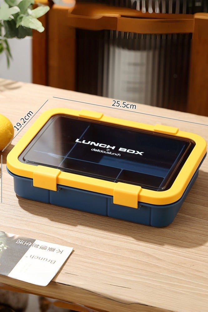 KELIO 1500ML Lunch Box,Leak-proof Bento Box,Lunch Box Containers,Spoon,Forks,Minimalist Design Food Storage Box - Image 3