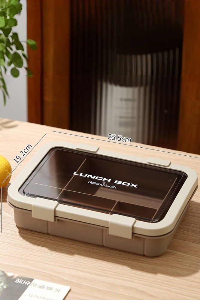 KELIO 1500ML Lunch Box,Leak-proof Bento Box,Lunch Box Containers,Spoon,Forks,Minimalist Design Food Storage Box - Image 1