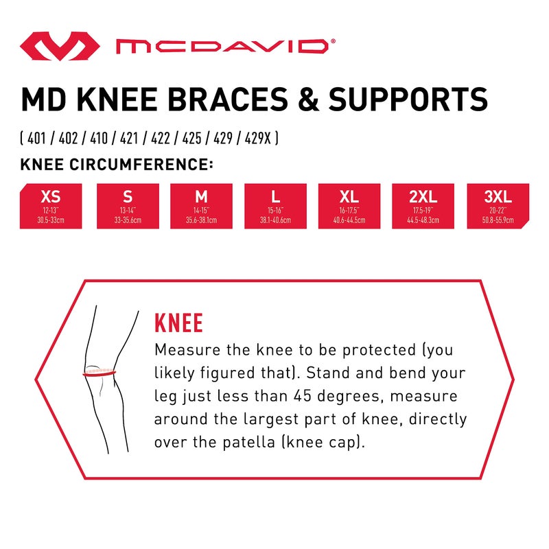 McDavid Knee Brace, Maximum Support with Polycentric Hinges & Cross Straps, Comfortable Compression & Extra Stability, Black, XL - Image 3
