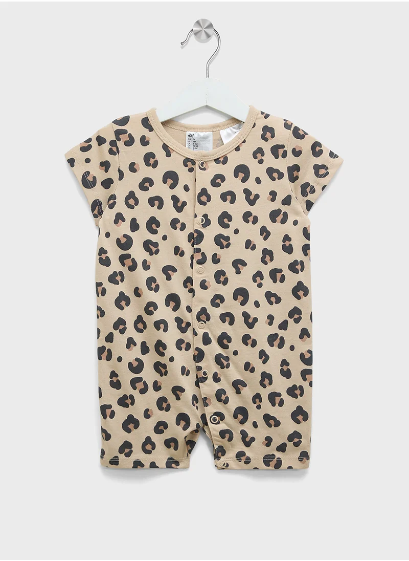 H&M Patterned All-In-One Pyjamas