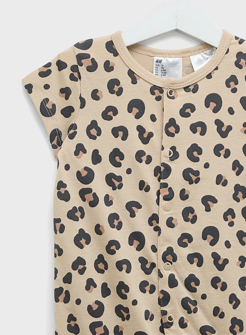 H&M Patterned All-In-One Pyjamas