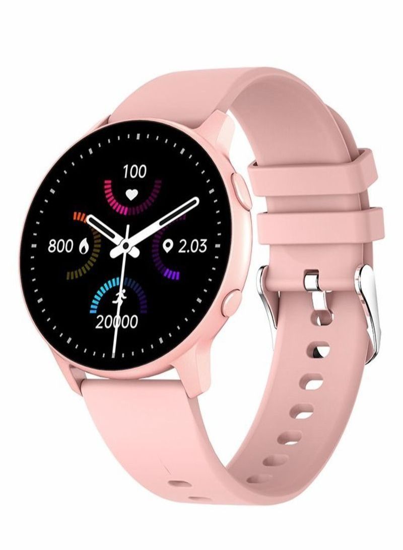 NIBEMINENT Fitness Watch Available for Android & IOS Phones Pink - Image 1