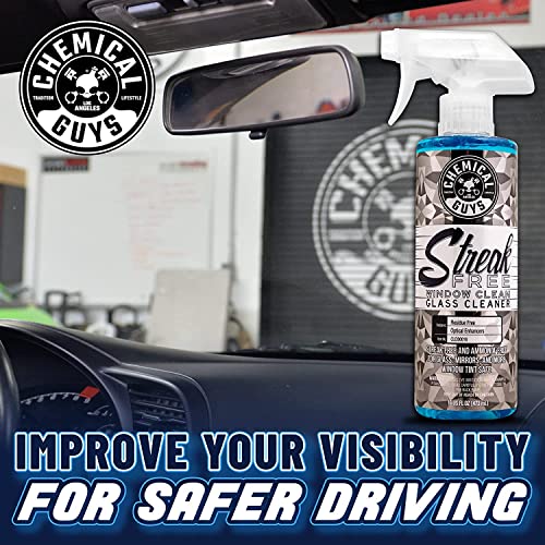 Chemical Guys CLD3001602 Streak Free Glass & Window Cleaner (Works on Mirrors, Navigation Screens & More; Car, Truck, SUV and Home Use), Ammonia Free & Safe on Tinted Windows, (2 Pack) 16 fl oz - Image 4
