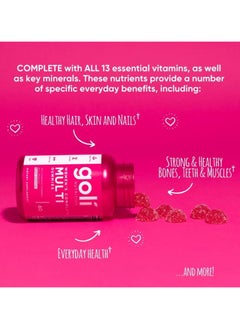 Goli Nutrition Women's Complete Multi Gummies 60 Pieces  - Image 5